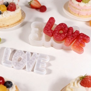 Silicone Love Letter Mold 12.7cm For Baking Fondant Candy Craft DIY - Product Image 2