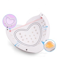Lampe à ongles magique en forme de cœur rose 96W UV-LED sèche-manucure Gel à ongles vernis brillant diamant en forme de cœur lampe à ongles