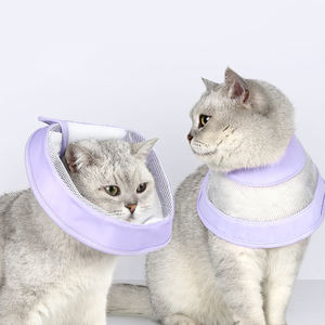 <span class=keywords><strong>Collar</strong></span> isabelino para mascotas <span class=keywords><strong>Collar</strong></span> protector de recuperación de la salud de las mascotas <span class=keywords><strong>Collar</strong></span> de cono médico antilamer transpirable para perros para después de la cirugía - Product Image 2