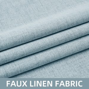 <span class=keywords><strong>Cortinas</strong></span> de Poliéster Transpirables de 130 g/m² que Aclaran la Habitación, Suaves y con Filtro de Luz Natural, Juego de 2 Piezas para Dormitorio - Product Image 4