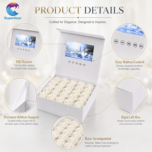 Lanzamiento de Nuevo Producto de Superlieur Beauty Cosmetics: Caja de Cartón Rígido con Pantalla LCD de 7 Pulgadas y Reproducción Automática de <span class=keywords><strong>Video</strong></span>, Caja de <span class=keywords><strong>Video</strong></span> de 7 Pulgadas - Product Image 6