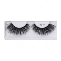 Vente en gros de faux cils en vison pleine bande cils avec logo personnalisé emballage 12mm-18mm faux cils