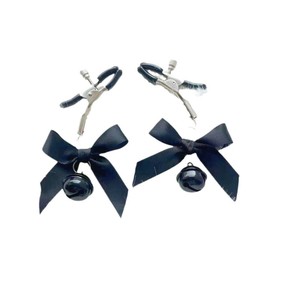Adjustable bell-shaped nipple clamp with <b>bow</b> for men and women, suitable for adult use, including breast clamps, vaginal - Product Image 5