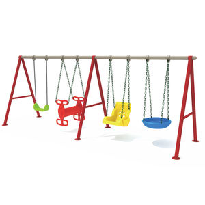 Petite aire de jeux extérieure la plus vendue à bas prix, <span class=keywords><strong>parc</strong></span> <span class=keywords><strong>d</strong></span>'attractions familial, balançoire double <span class=keywords><strong>pour</strong></span> enfants - Product Image 4