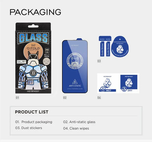 HEYBINGO O-FOLD <span class=keywords><strong>Pellicola</strong></span> Protettiva in Vetro Temperato 0,3mm per iPhone 11 12 13 14 15 Pro Max Protezione Schermo HD per Cellulare - Product Image 6