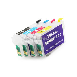 <span class=keywords><strong>T0711</strong></span> T0712 T0713 T0714 <span class=keywords><strong>Cartouche</strong></span> de recharge d'encre pour <span class=keywords><strong>Epson</strong></span> Stylus D78 D92 SX410 SX510W SX600 DX4000 DX4050 DX4400 <span class=keywords><strong>Vide</strong></span> Rechargeable - Product Image 1