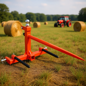 อุปกรณ์ต่อพ่วงรถแทรกเตอร์แบบสามจุดยึด รุ่น Db Wholesale Hay Spear 49 นิ้ว รับน้ำหนักได้ 1600 ปอนด์ สีส้ม ให้ผลผลิตสูง - Product Image 2