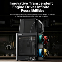 Printer 3D FDM ELEGOO Centauri Carbon 2 Kecepatan Tinggi CoreXY Auto Leveling untuk Pendidikan di Rumah dan Proyek DIY