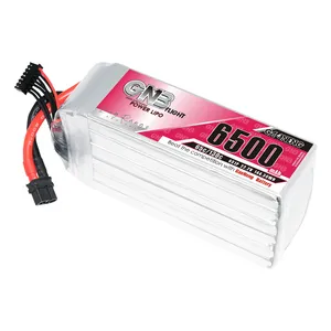 GNB GAONENG 6500mAh 6S 22.2V 65C 130C XT60 RC batteria LiPo aereo Drone alta scarica C rating prestazioni elicottero