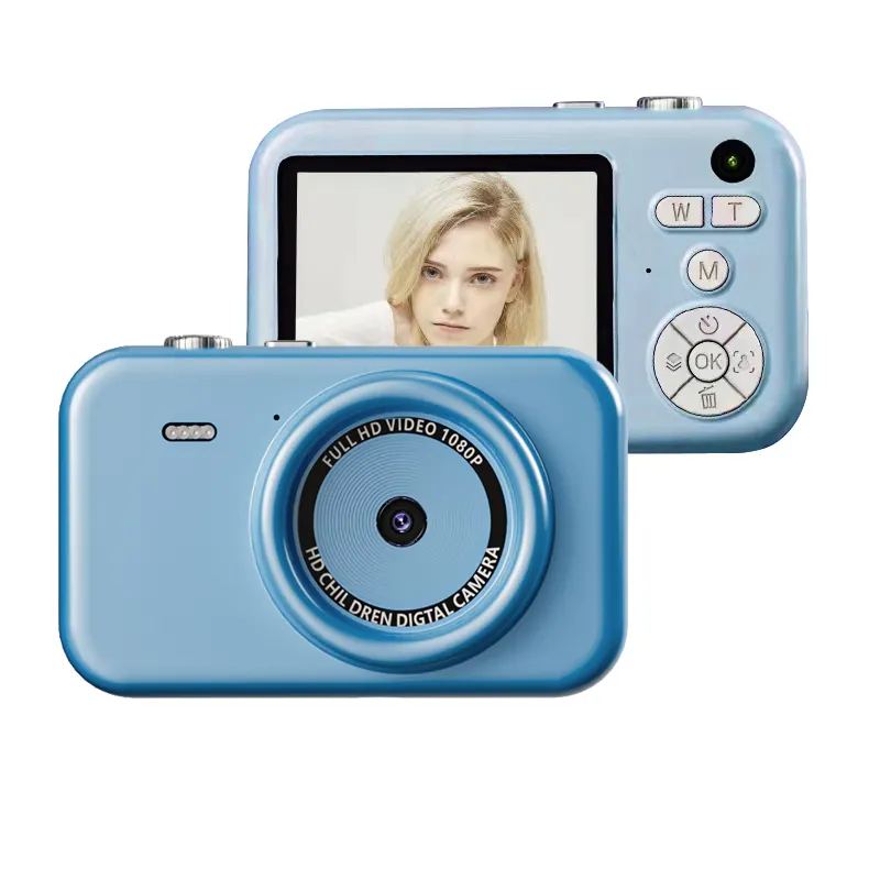 4K FHD HD Auto Focus 2,4 'Pantalla para Selfie Doble lente Acción Deporte Video Cámaras digitales para fotografía
