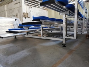 Gradas plegables <span class=keywords><strong>de</strong></span> estadio móviles profesionales personalizadas BRAVO y tribuna extraíble portátil - Product Image 4