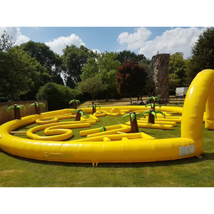 Terrain de golf gonflable commercial en forme de palmier, 9 trous, jeux sportifs miniatures pour fêtes et événements Kr0254 - Product Image 1