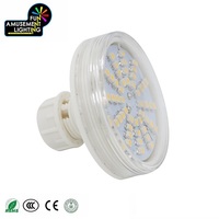 Promotion 3 watts 48 LED E14 lumière champignon magique colorée corps en plastique IP65 pour l'éclairage ponctuel des parcs à thème