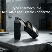 Connecteur Thermocouple Type J Mini Mâle-Femelle en Plastique, Adaptateur de Prise Thermique pour Appareil de Mesure de Température