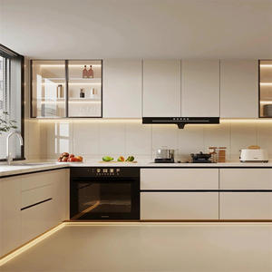 Armoire de cuisine moderne prête à monter Armoire de cuisine en acier inoxydable - Product Image 6