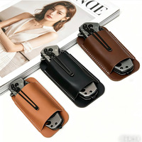Étui en cuir pliable personnalisé pour couteau de survie, vente en gros d'usine, pour outils EDC, à porter à la ceinture, pour camping et activités de plein air