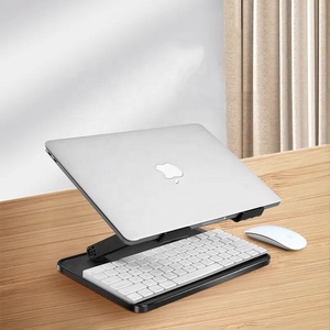 Ergonomic Cooling Tablets PC Holder Folding Adjustable Vertical Notebook Laptop Stand <strong>Riser</strong> with USB - Product Image 6