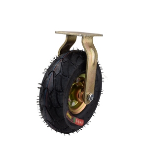 10 Inch 3.50-<strong>4</strong> <strong>Pneumatic</strong> Inflatable Rubber Tire Wheel for Hand Truck Garden Utility Wagon Lawn Mover Tire - Product Image 4