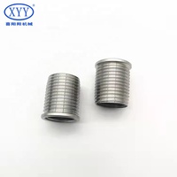 BS7751 Standard Stainless Steel Polished M12*1.25-M14*1.25-17mm Fully Threaded Spark Plug Repair Kit Wire Thread Insert