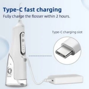 เครื่องทำความสะอาดฟันแบบพกพา IPX7 กันน้ำ สำหรับใช้ที่บ้านและเดินทาง - Product Image 5