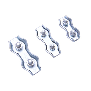 Conector de Cuerda de 6 mm, Acero Galvanizado, Forma de Mancuerna, <span class=keywords><strong>Dos</strong></span> Pernos, Sujeción de Cinta, Unión de Cinta, Mantén la Cerca Ordenada, para Cercas Exteriores - Product Image 3