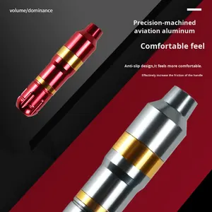 Kit tatuatore professionale Set di alimentazione Wireless All-in-One con motore ricaricabile penna materiale plastico - Product Image 4