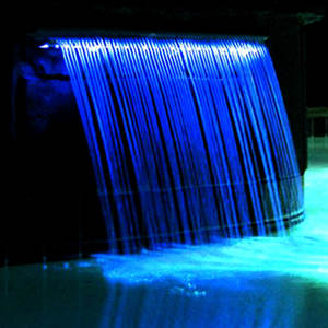 Fenlin renk düşer katı renk akrilik şeffaf ışıklı arka bahçe şelale için spillways açık hava yüzme havuzu - Product Image 6