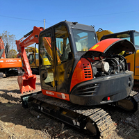 Para Excavadora Hidráulica Usada KX183 de 8 Toneladas, Motor, Caja de Cambios, Bomba, PLC, Marca Original Japonesa SHANGHAI