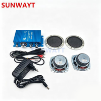 Modul Amplifier Kabinet Mesin Game Arcade Kit Speaker Audio Arcade/Kit Audio Speaker 3 inci Amplifier Daya