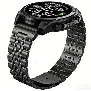 22mm 26mm 고급 스테인리스 스틸 밴드 (가민 엔듀로 3 <span class=keywords><strong>2</strong></span>/에픽스 프로 <span class=keywords><strong>2</strong></span>세대 페닉스 8 프로 E 7 7X 6 6X 스트랩 퀵핏 시계줄) - Product Image 4