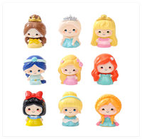 Niedliche Cartoon-Sammelfiguren Kinderspielzeug Geburtstagsgeschenk Tortendekoration Harz 3D Mini-Figur Prinzessin Mädchen für Überraschungs-Mystery-Tasche