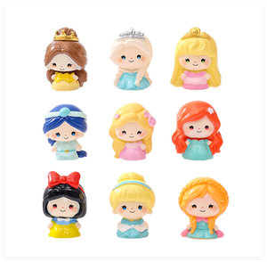 ของสะสมการ์ตูนน่ารัก ของเล่นเด็ก ของขวัญวันเกิด ตุ๊กตาเรซิ่น 3 มิติ ขนาดเล็ก เจ้าหญิงสาวน้อย สำหรับใส่ในถุงเซอร์ไพรส์ - Product Image 3