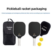 Global Sourcing Kit de Pickleball en Bois Imprimé Premium, Surface Plate Continue, Rebond Constant, pour Jeu Familial en Parc