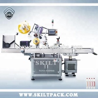 Étiqueteuse horizontale automatique de machine d'étiquetage d'autocollant de stylo de marqueur de prix d'usine