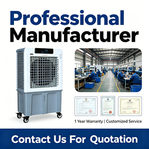 18000m³/h Mobile Evaporative Air <b>Cooler</b> Water Cooling Energy Saving Portable Industrial for Workshop Outdoor Industrial Movable - Product Image 6