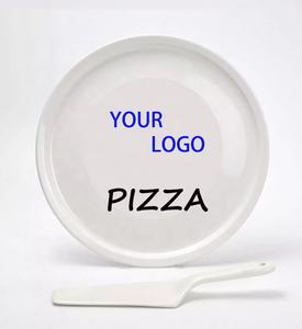 <span class=keywords><strong>Assiette</strong></span> à <span class=keywords><strong>Pizza</strong></span> en porcelaine avec Logo personnalisé imprimé - Product Image 2