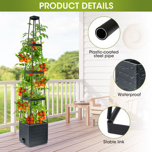 Jardinera Gris Resistente al Sol, Modelo 2026, Ideal para Balcón y Patio - Product Image 4