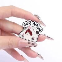 Conception de souris punk Offre Spéciale pour épinglette en alliage de zinc nickelé artisanat en métal technique d'émail créatif pour des cadeaux personnalisés