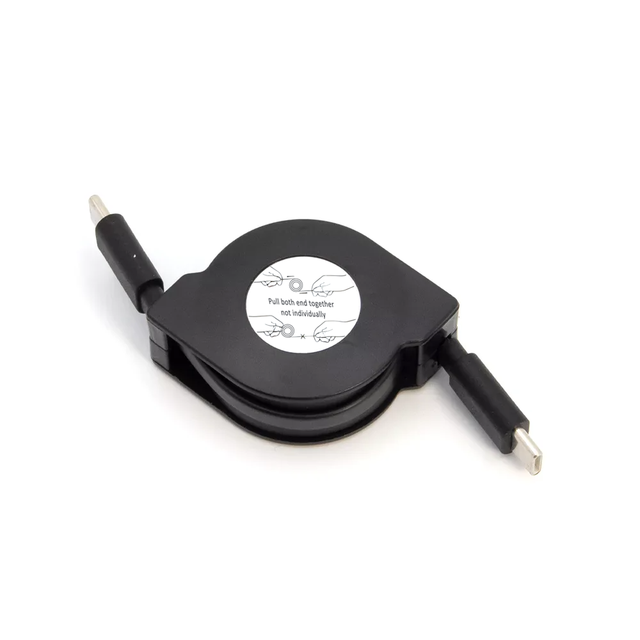 3.3ft Type-C 3A 60W Retractable USB Cable PD 60W Pure Copper Retractable Data Cable for Printer Rapid 60W USB-C Charging