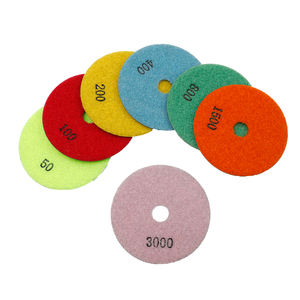 רפידות ליטוש יבשות שרף יהלום 4 אינץ' של TURESHINE (גריט 100-3000) לליטוש גרניט, שיש ודיסק מתכת - Product Image 4