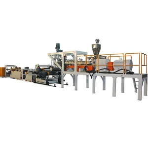 High Output PLA Plastic Extruders Plastic Sheet Machine For Biodegradable Disposable Containers