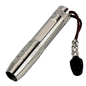 Linterna de evaluación de jade Luo Men, luz UV de 365nm, acero inoxidable, 130mm, para identificación de joyas y colección de antigüedades - Product Image 2