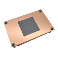 COOLSERVER CS-2011-1U1C-NP Dissipateur thermique pour processeur de serveur LGA2011 1U1C, boîtier d'ordinateur rectangulaire, TDP 115W, base en cuivre