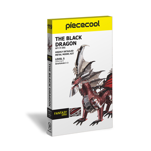 Piececool Bộ Mô Hình Kim Loại <span class=keywords><strong>3D</strong></span> Câu Đố Giáo Dục Rồng Đen Câu Đố <span class=keywords><strong>3d</strong></span> Câu Đố Động Vật <span class=keywords><strong>3d</strong></span> Tốt Nhất Để Làm Quà Tặng Và Trang Trí - Product Image 6