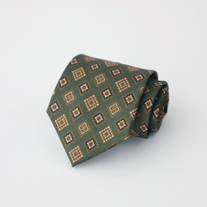Nouvelle Arrivée Stock d'Usine Vente en Gros Rétro 9CM Imprimé Bleu Clair <span class=keywords><strong>Vert</strong></span> <span class=keywords><strong>Foncé</strong></span> en Polyester <span class=keywords><strong>Cravate</strong></span> pour Hommes - Product Image 6