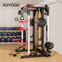 XOYOOU Machine de musculation multifonctionnelle à câble croisé pour la maison, la salle de sport, l'exercice à domicile, le fitness commercial, rack de puissance