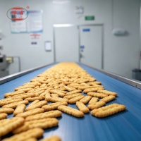 Ligne de production de biscuits entièrement automatique, usine de fabrication de biscuits durs et mous avec four tunnel pour boulangerie commerciale