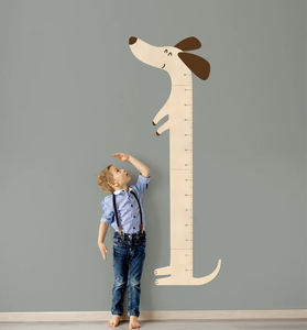 Tabla DE CRECIMIENTO DE jirafa, regla de madera duradera grabada, dormitorio para niños pequeños/uso escolar, palo de medición moderno, tablero de registro de crecimiento para bebés - Product Image 4