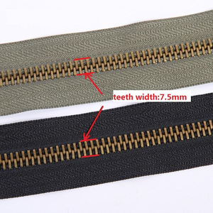 DAWEI haute usine veste manteau <span class=keywords><strong>fermeture</strong></span> <span class=keywords><strong>éclair</strong></span> <span class=keywords><strong>Double</strong></span> <span class=keywords><strong>curseur</strong></span> 5 #8 # Heavy Duty métal laiton <span class=keywords><strong>fermeture</strong></span> <span class=keywords><strong>éclair</strong></span> réparation caractéristiques grand ruban de couleur en gros - Product Image 2