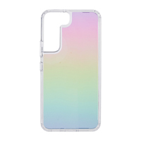 Étuis de téléphone portable 3 en 1 multicolores anti-jaunissement, protection intégrale 360°, résistants aux chocs, en TPU, avec effet arc-en-ciel laser, tendance